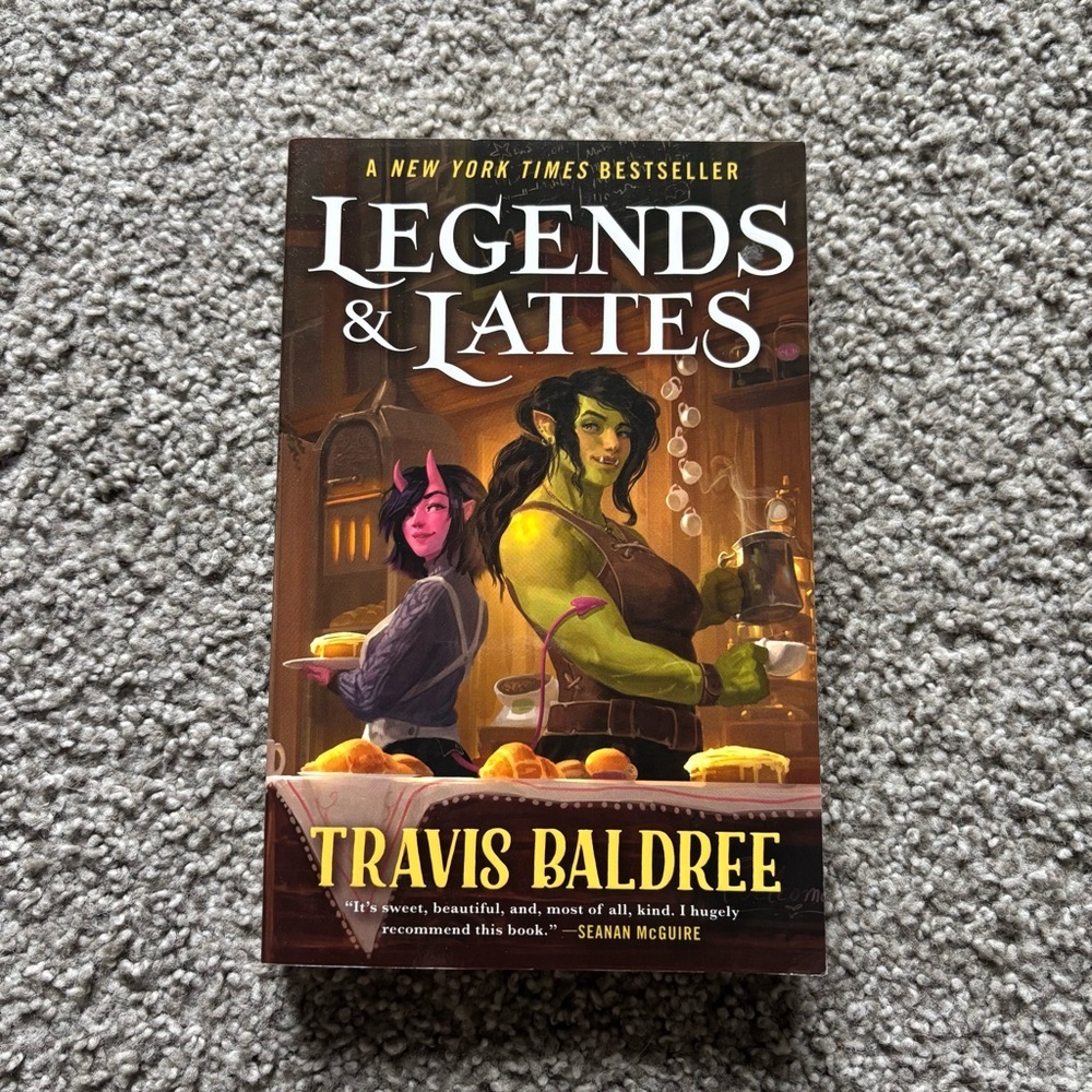 Legends & Lattes Travis Baldree NYT Bestseller Paperback